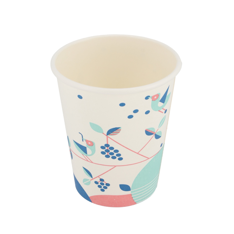 Popierinis puodelis Birds 8oz | 230ml, 1000vnt/dėž